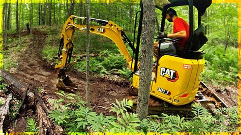 building trail with mini excavator|hand built mini excavators.